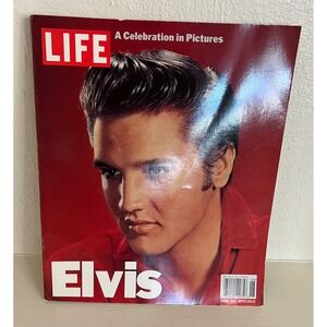 LIFE Magazine Elvis A Celebration in Pictures Special Edition 2000 Red Good